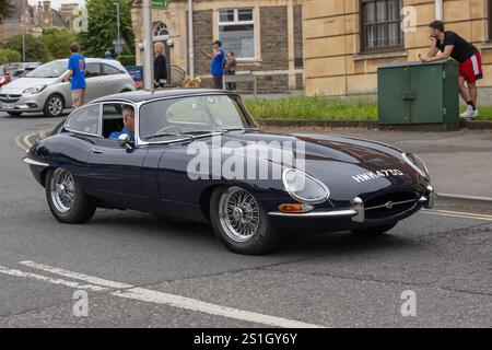 Jaguar E-Type Stockfoto