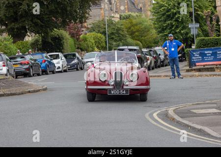Jaguar XK 120 DHC 1953 Stockfoto