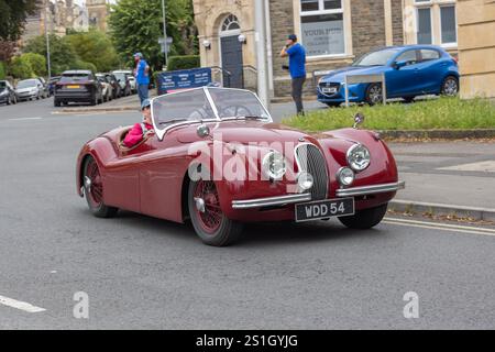 Jaguar XK 120 DHC 1953 Stockfoto