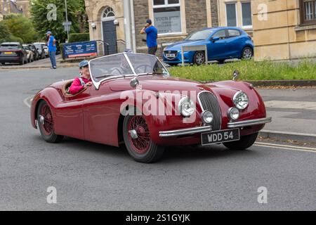 Jaguar XK 120 DHC 1953 Stockfoto