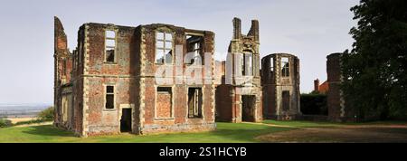 Die Ruinen von Houghton House, Houghton Conquest Village, Bedfordshire, England; Großbritannien Stockfoto