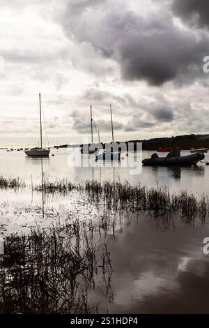 Ein Blick auf die exe-Mündung bei topsham in devon, england, großbritannien Stockfoto