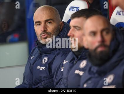 London, Großbritannien. Januar 2025. Crystal Palace V Chelsea - Premier League - Selhurst Park. Chelsea Manager Enzo Maresca. Bildnachweis: Mark Pain / Alamy Live News Stockfoto