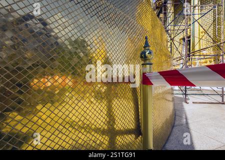 Wat Phra Kaeo, Tempel des Smaragdbuddhas. Bangkok, Thailand, Asien Stockfoto