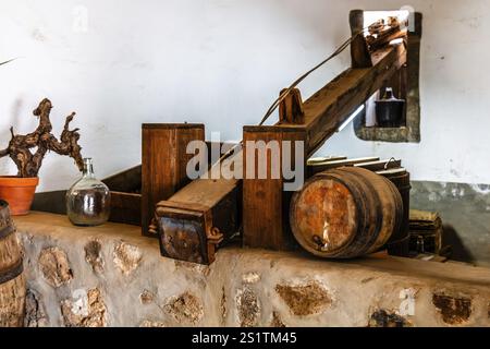 2016, Tiagua, Lanzarote, Bauernhofmuseum El Patio, Tiagua, ESP, Spanien, Kanarische Inseln, Kanarische Inseln, Atlantik, Lanzarote, Biosphärenreservat, Volca Stockfoto