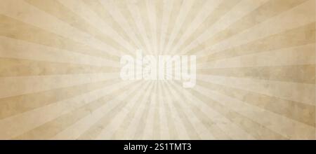 Historische Lichtstrahlen mit Kopierraum Stock Vektor