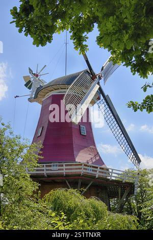 Impressionen des Fischerdorfes Greisen an der Nordsee Stockfoto