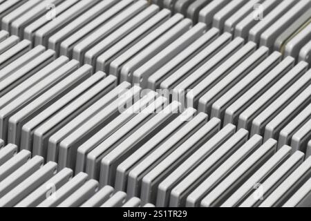 Schieben Sie Magazine im Detail Stockfoto