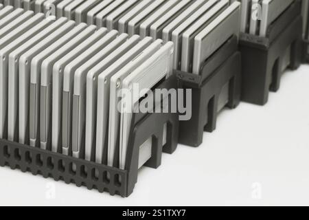 Schieben Sie Magazine im Detail Stockfoto