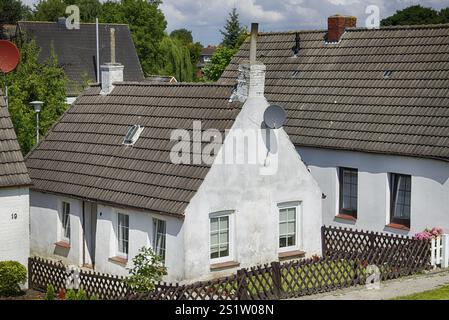 Impressionen des Fischerdorfes Greisen an der Nordsee Stockfoto