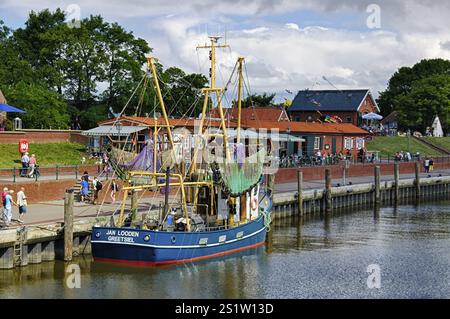 Impressionen des Fischerdorfes Greisen an der Nordsee Stockfoto