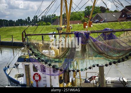 Impressionen des Fischerdorfes Greisen an der Nordsee Stockfoto