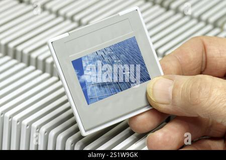 Schieben Sie Magazine im Detail Stockfoto