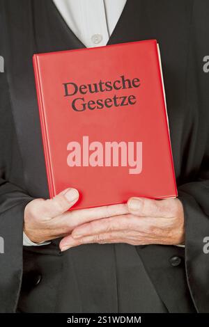 Rechtstexte im Detail Stockfoto