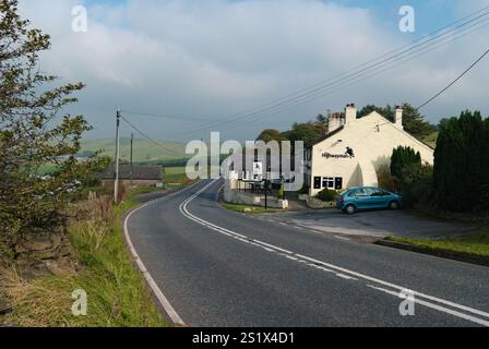 Das Highwayman Inn, Rainow Stockfoto