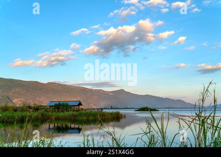 Yilong Lake Scenic Area, Yunnan, China. Stockfoto