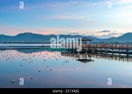 Yilong Lake Scenic Area, Yunnan, China. Stockfoto