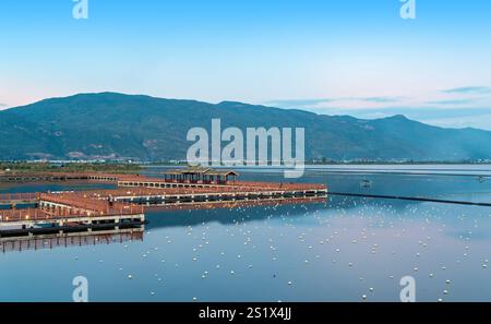 Yilong Lake Scenic Area, Yunnan, China. Stockfoto