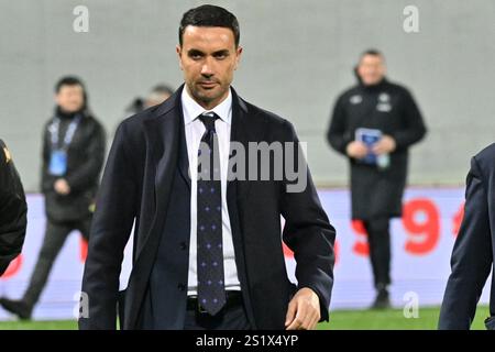 Raffaele Palladino Trainer von Fiorentina während der Serie A Fußball-Spiel Act Fiorentina - SSC Napoli Stadio Franchi am 4. Januar 2025 in Florenz, Italien Stockfoto