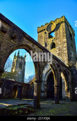 Heptonstall Church, Calderdale, West Yorkshire Stockfoto