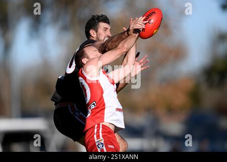 BENALLA, AUSTRALIEN 8. Juni 2024. Im Bild: Jarrad Waite, ein ehemaliger australischer Profifußballer, der für den Carlton Football Club spielte Stockfoto