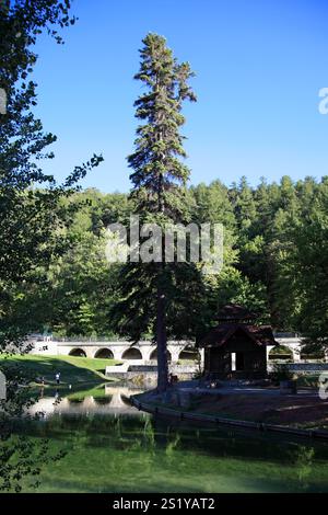 Schappe Park. Vauban City, Altstadt. Briancoon, Hautes-Alpes, Frankreich Stockfoto