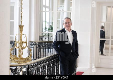 Paris, Frankreich. Januar 2025. Der Anwalt Thomas Baudesson posiert am 2. Dezember 2024 in Paris. Foto: David NIVIERE/ABACAPRESS. COM Credit: Abaca Press/Alamy Live News Stockfoto