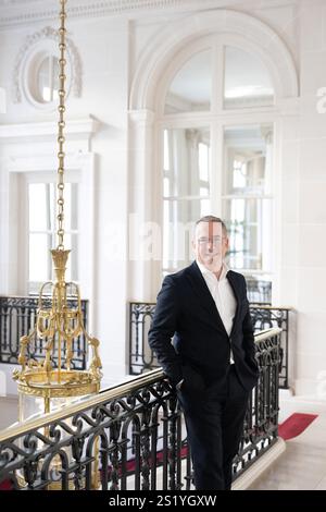 Paris, Frankreich. Januar 2025. Der Anwalt Thomas Baudesson posiert am 2. Dezember 2024 in Paris. Foto: David NIVIERE/ABACAPRESS. COM Credit: Abaca Press/Alamy Live News Stockfoto