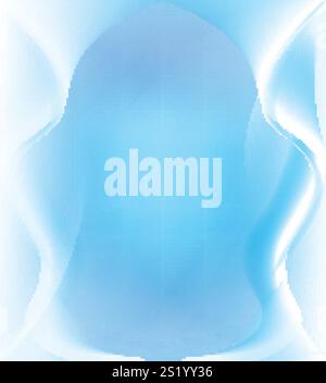 Abstrakter blauer Hintergrund. Blauer Hintergrund mit Wellen Stock Vektor