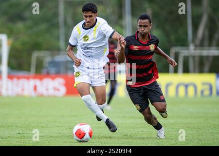 Sao Paulo, Brasilien. September 2024. Spiel zwischen Sport Recife x Cascavel, gültig für den Sao Paulo Junior Football Cup, der diesen Sonntag, den 5. Januar, im Herminio Esposito Stadium in Embu das Artes-SP, Riquelve Nata/SPP ( © Riquelve Natã/SPP) Credit: SPP Sport Press Photo. /Alamy Live News Stockfoto