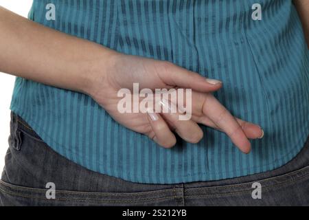 Meineid, Lügen und falsche Aussage eines Zeugen Österreich Stockfoto