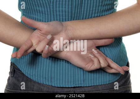 Meineid, Lügen und falsche Aussage eines Zeugen Österreich Stockfoto