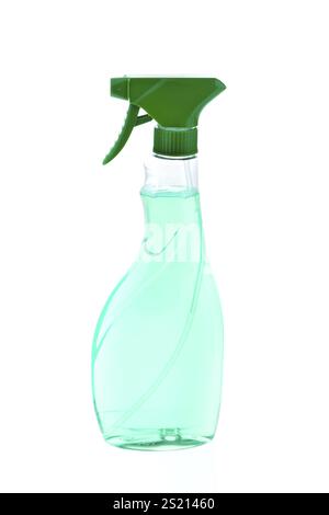 Eine Flasche mit Reinigungsmittel. Flasche isoliert auf weißem Hintergrund Österreich Stockfoto