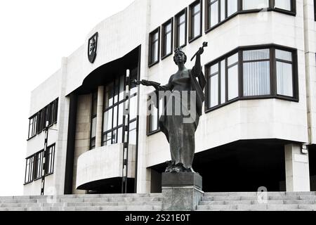 Bratislava in der Slowakischen Republik der Europäischen Union. Parlament Österreich Stockfoto