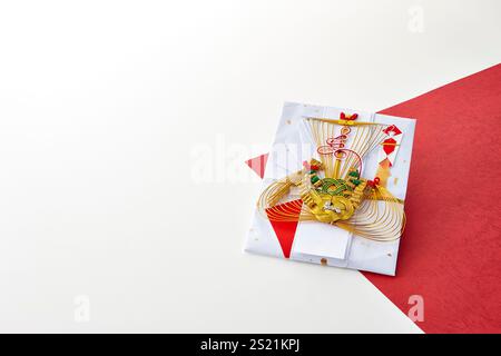 Noshi-Taschen (japanische Geschenkgutscheine) Stockfoto