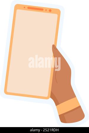 Aufkleber Für Handgriffe Des Telefons Stock Vektor