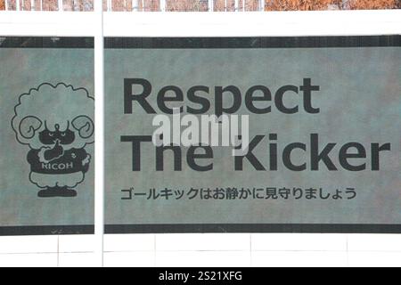 Tokio Japan. Januar 2025. Allgemeine Ansicht, 4. JANUAR 2025 - Rugby : Japan Rugby League One 2024-25 Spiel zwischen RICOH Black Rams Tokyo 16-39 Saitama Panasonic Wild Knights im Komazawa Olympic Park General Sports Ground in Tokio Japan. Quelle: SportsPressJP/AFLO/Alamy Live News Stockfoto
