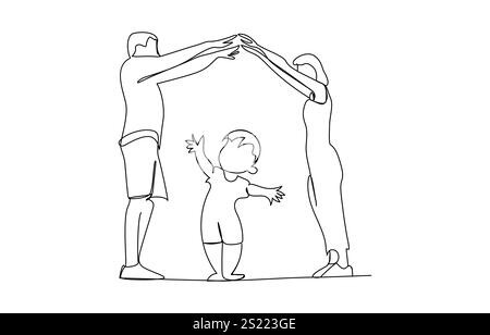 International Childrens Day die Liebe für Kinder zum Kinderschutztag ausdrücken Stock Vektor