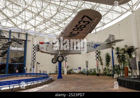 Ford Trimotor 5-IM San Diego Air & Space Museum, Balboa Park, US National Historic Place, San Diego, Kalifornien Stockfoto