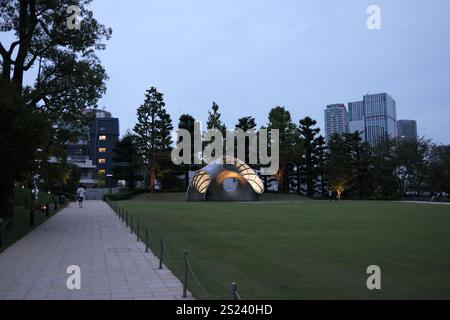 Fragment nr. 5 Skulptur von Florian Claar im Hinokicho Park Midtown Tokio Japan Stockfoto