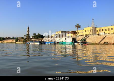 Bagdad, Bagdad im Irak - 15. November 2024: Außenansicht des Flusses Tigris Stockfoto