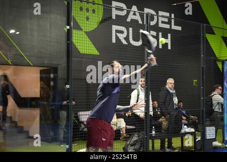 Riad, Saudi-Arabien. Januar 2025. Während des EA Sports FC Supercup 2024/2025 Padel Legenden in Padel Rush, Saudi Arabien - Sport, Fußball - Montag, 6, 2025 (Foto: Massimo Paolone/LaPresse) Credit: LaPresse/Alamy Live News Stockfoto