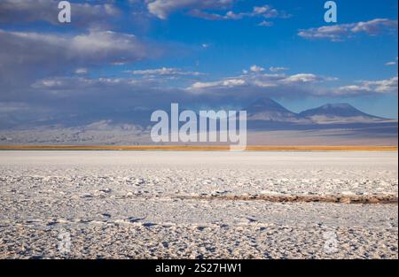 Laguna Tebinquinche Sonnenuntergang Landschaft in San Pedro de Atacama, Chile Stockfoto