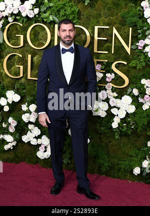 Beverly Hills, USA. Januar 2025. Nimmt am 5. Januar 2025 an den 82. Jährlichen Golden Globe Awards im Beverly Hilton in Beverly Hills, Kalifornien, Teil. Foto: Casey Flanigan/imageSPACE Credit: Imagespace/Alamy Live News Stockfoto