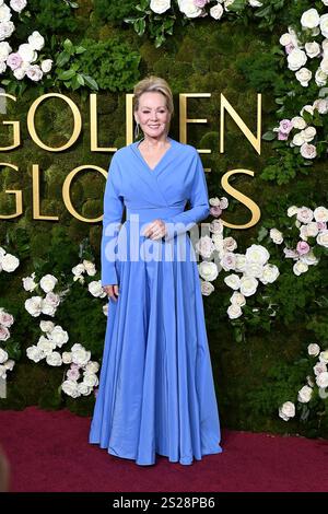 Beverly Hills, USA. Januar 2025. Jean Smart nimmt am 5. Januar 2025 an den 82. Jährlichen Golden Globe Awards im Beverly Hilton in Beverly Hills, Kalifornien, Teil. Foto: Casey Flanigan/imageSPACE/SIPA USA Credit: SIPA USA/Alamy Live News Stockfoto