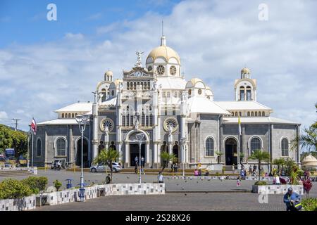 Außenansicht, Basilica de Nuestra Senora de Los Angeles, Cartago, Costa Rica, Mittelamerika Stockfoto