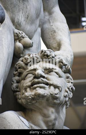 Italien, Toskana, Florenz. Statuen auf der Piazza della Signoria Österreich, Europa Stockfoto