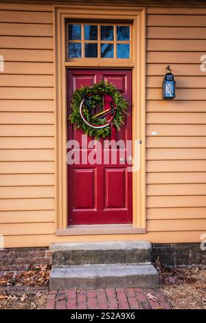 Williamsburg, VA USA - 18. Dezember 2017: Stockfoto