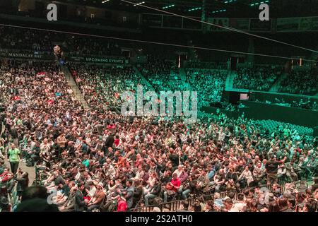 Las Vegas, USA. Januar 2025. LAS VEGAS, NV - am 6. Januar 2025 in der NVIDIA Keynote in der Michelob Ultra Arena in Las Vegas, NV. Kredit: DeeCee Carter/MediaPunch Kredit: MediaPunch Inc/Alamy Live News Stockfoto