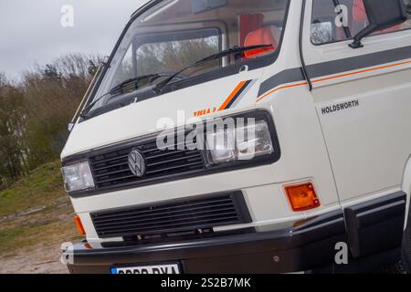 1990 T25 VW Transporter Wohnmobil Umbau von Holdsworth Stockfoto